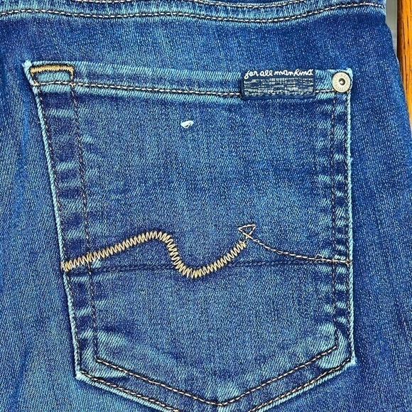 7 FOR ALL MANKIND WOMENS JEANS SIZE 28 - Picture 3 of 6